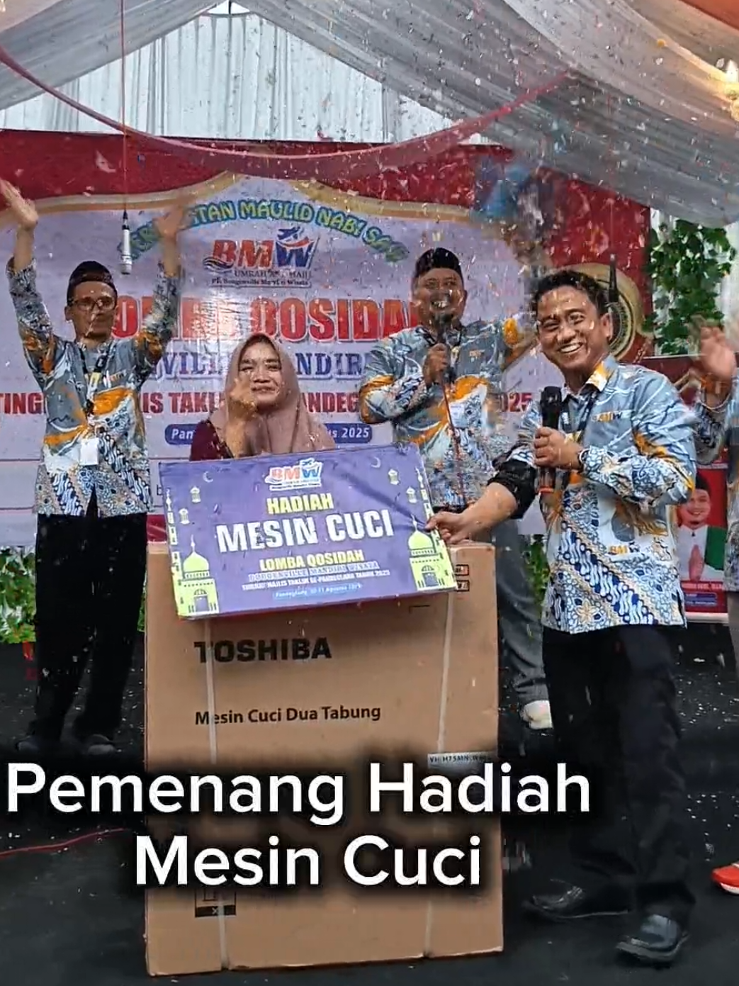 Selamat kepada pemenang Doorprize #umroh #hadiahumroh #mesincuci 