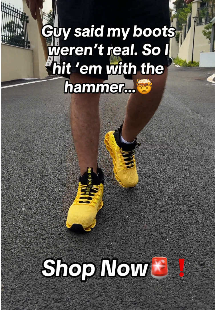 💀 Got in trouble for my boots… so I pulled out a hammer❗️#shoe #fall #mensstyle  #mens #tiktokshoplabordaysale 