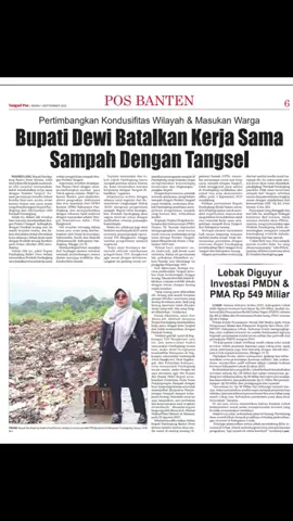 PANDEGLANG-Bupati Pandeglang Raden Dewi Setiani, telah menyebar rilis kepada wartawan, isi rilis tersebut menyatakan, bakal membatalkan kerja sama dengan Pemkot Tangsel.  Namun pernyataan tersebut belum bersifat final atau secara resmi, karena belum ada surat resmi yang ditandatangani Bupati Pandeglang dan dikeluarkan oleh Pemkab Pandeglang.
 Selain itu, dalam rilis tersebut baru wacana membatalkan dengan Pemkot Tangsel. Sedangkan, dengan Pemkab Serang saat ini masih berjalan mulus, dan belum dinyatakan bakal dihentikan kerja samanya. Sebab, kerja sama dengan Pemkab Serang berakhir pada bulan Oktober 2025 mendatang.
 Dalam rilis itu, yakni Bupati 
 Pandeglang Raden Dewi Setiani memastikan Pemkab Pandeglang membatalkan rencana kerja sama terkait pengelolaan sampah dengan Pemkot Tangsel. 
 Keputusan tersebut disampaikan Bupati Dewi dengan mempertimbangkan nasihat para Tokoh agama (ulama), Wakil Gubernur Banten, para akademisi, aktivis pergerakan, mahasiswa dan atas masukan dari DPRD Banten, DPRD Kabupaten Pandeglang, dan memperhatikan dengan seksama hasil audiensi dengan masyarakat sekitar Tempat Pemrosesan Akhir ( TPA) Bangkonol.