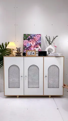 Tủ cánh mây decor tiệm nail tiệm spa. Tủ gỗ MDF decor nhà phòng khách phòng ngủ #shopbaobao93 #tugiay #tudecor #decorphongkhach #CapCut 