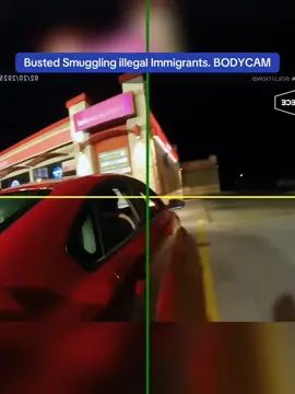 Busted Smuggling illegal Immigrants. BODYCAM #cops #copsoftiktok 
