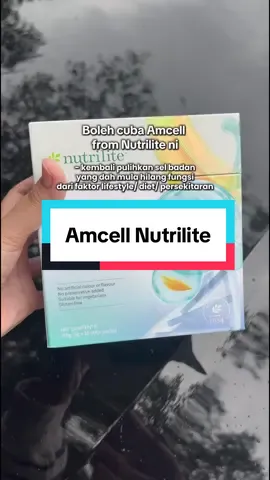 Dia mcm stemcell, tapi ni bukan, ni amcell from Nutrilite. #amcellamway #amcell 