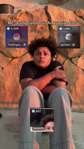 Vexbolts during the gerbert vs angry asian livestream 😭💔#vexbolts #yesquad 