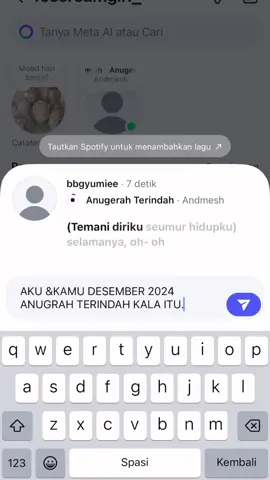 aku kamu desember+anugerah terindah kala itu#anugrahterindah #andmesh 