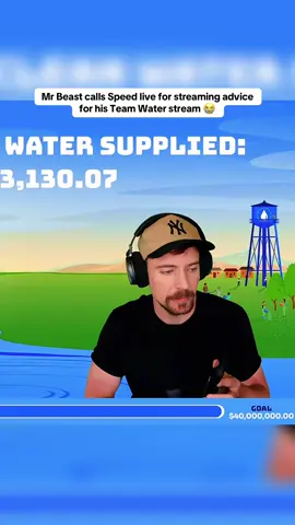 Mr Beast calls Speed for advice on stream 😭 #mrbeast #speed #streamerclips #fypシ #teamwater 