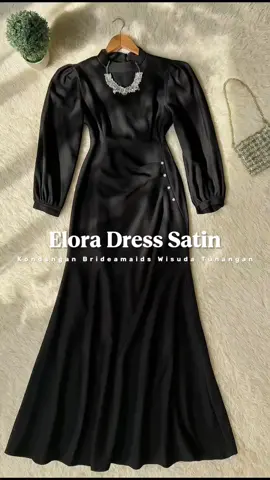 Elora Dress Satin buat Wisuda, Kondangan, Bridesmaid, Tunangan, dan acara pesta lain