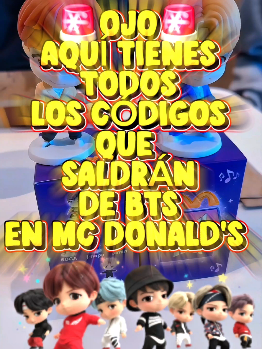 🚨TODOS LOS CÓDIGOS DE TINYTAN BTS EN MC DONALD'S, LOS THROMBACK EDITION Y ENCORE EDITION en camino🔥 #bts #btsarmy #mcdonalds #tinytan #army #throwback #encore #bangtan #btsforever #btsmcdonalds #paratii #fyp #paratiiiiiiiiiiiiiiiiiiiiiiiiiiiiiii #happymeal 