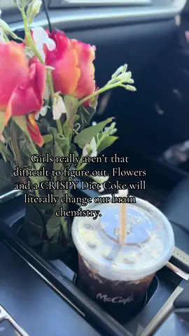 Forget diamonds… flowers and a crispy Diet Coke are a girl’s real best friends. #CrispyDietCoke #FlowerPowerSip #SassyAndSimple #SipSipBloom #GirlsBestFriend