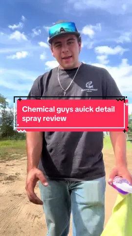 Reviewing the Chemical Guys Synthetic Quick detail spray. @Chemical Guys #chemicalguys #review #farm #cleanit #detail 