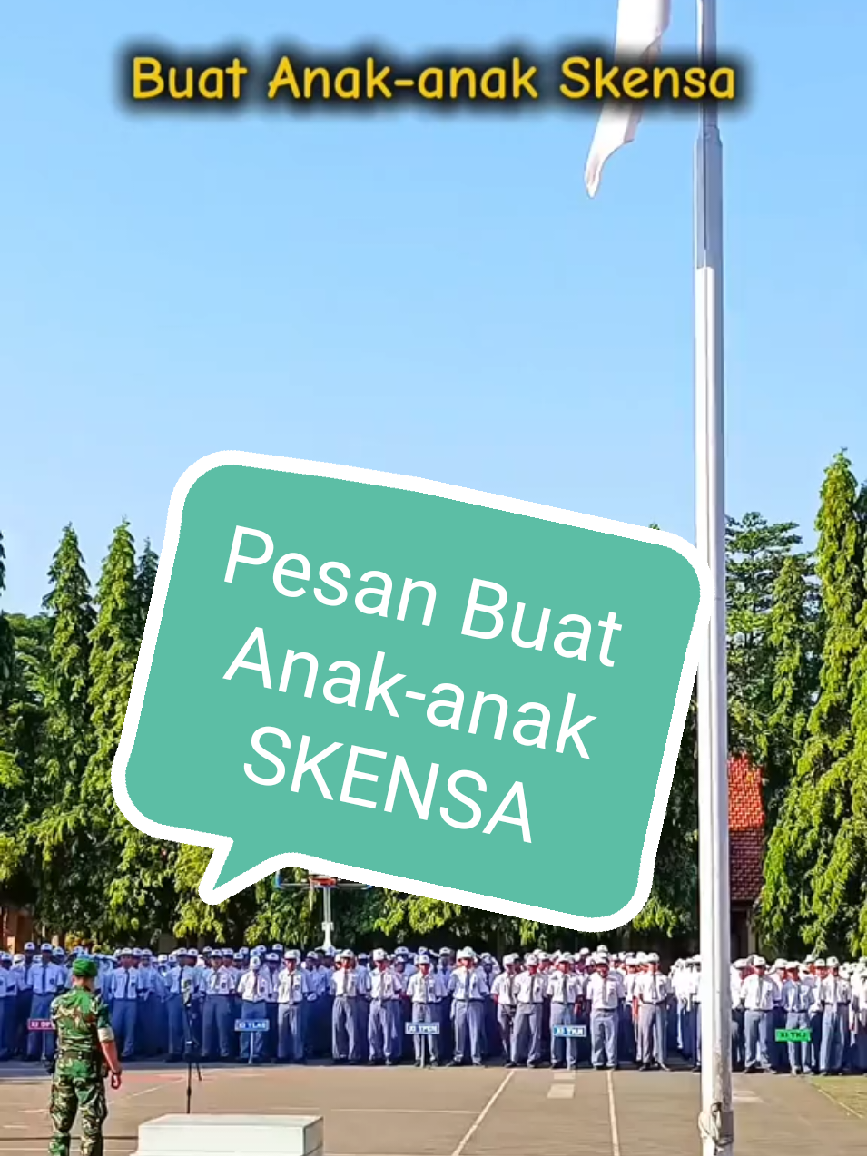 Pesan Buat Anak-Anak SMKN 1 Kedungwuni.  Nanti akan ada waktunya untuk kalian berdemokrasi. Sekarang belajar lah dulu dengan sungguh-sungguh.  #KajenDamai #SMKN1Kedungwuni #Pesan #Belajar #pekalongankabupaten 