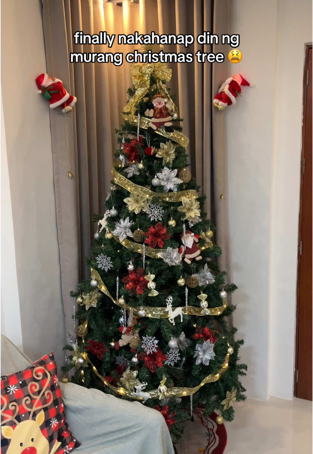 di na magpapalit ng christmas tree kasi matibay na to #bermonths #christmasdecor #affordablechristmastree #christmastok #pasko 