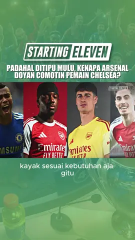 PART 1 Arsenal Transfer 2025  | Padahal Ditipu Mulu, Kenapa Arsenal Doyan Comotin Pemain Chelsea? Arsenal kembali jadi bahan perbincangan panas di bursa transfer musim panas 2025/26! ⚡️ Bukan hanya karena belanja yang terasa pas sesuai kebutuhan, tapi karena satu pola lama yang tak pernah berubah: hobi belanja di Chelsea Mart. Dari Kepa Arrizabalaga hingga Noni Madueke, The Gunners seperti tak pernah bisa lepas dari “stok obralan” sang rival sekota. Fenomena ini ternyata bukan sekadar kebetulan, melainkan tradisi panjang sejak era Premier League hingga kini. Mulai dari faktor geografis, surplus pemain Chelsea, hingga hubungan bisnis yang akrab, semua jadi alasan mengapa transaksi ini terus terjadi. Tapi ada pertanyaan besar yang tak bisa dihindari: apakah DNA juara yang mereka beli bisa benar-benar menular, atau justru terkontaminasi dengan DNA lama Arsenal? #StartingEleven #Arsenal #Chelsea #TransferArsenal #TransferChelsea #PremierLeague #SepakBola #Football #Kepa #Madueke #KaiHavertz #Jorginho --------------------------------------- --------------------------------------- Beli Kaos Bola Official Merchandise Starting Eleven! Disini ⬇️ ⬇️ ⬇️ Cek Link di Bio ---------------------------------------