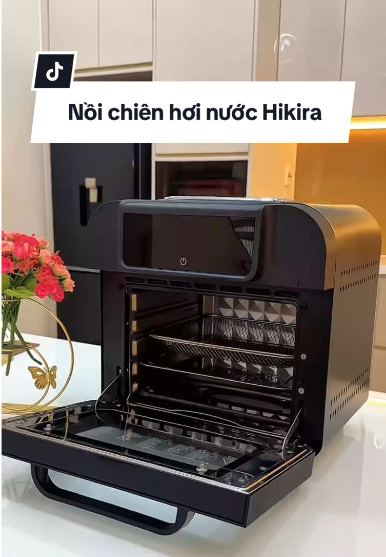 Nồi chiên hỏi nước Hikira dung tích lớn với nhiều chế độ nướng #hikira #review #chiennuong #noichienhoinuoc #noichienkhongdau 
