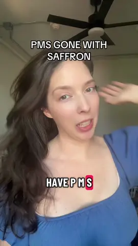 How to get rid of PMS #saffron 