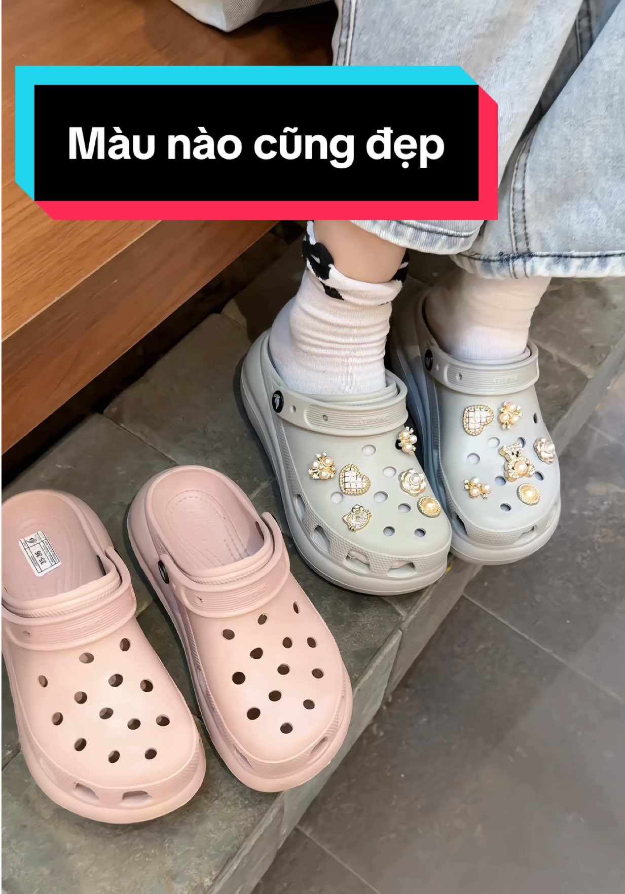 Đôi dép đi mưa đi nắng vô tư luôn nè #nhungoireview #muataitiktokshop #depsuc #tipono #depcaosu 