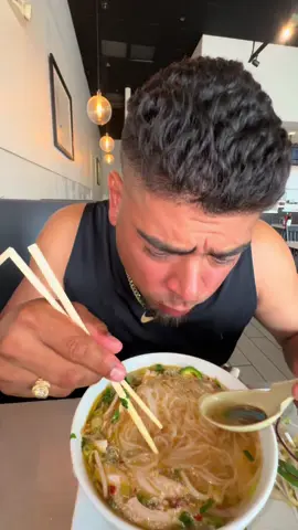 Everything was so fresh! 🙌🙌 #pho #pholover #mukbang 