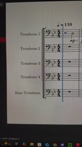 messin around with musescore trombones yet again #trombone #bostoncrusaders #wellerman #band #fyp 