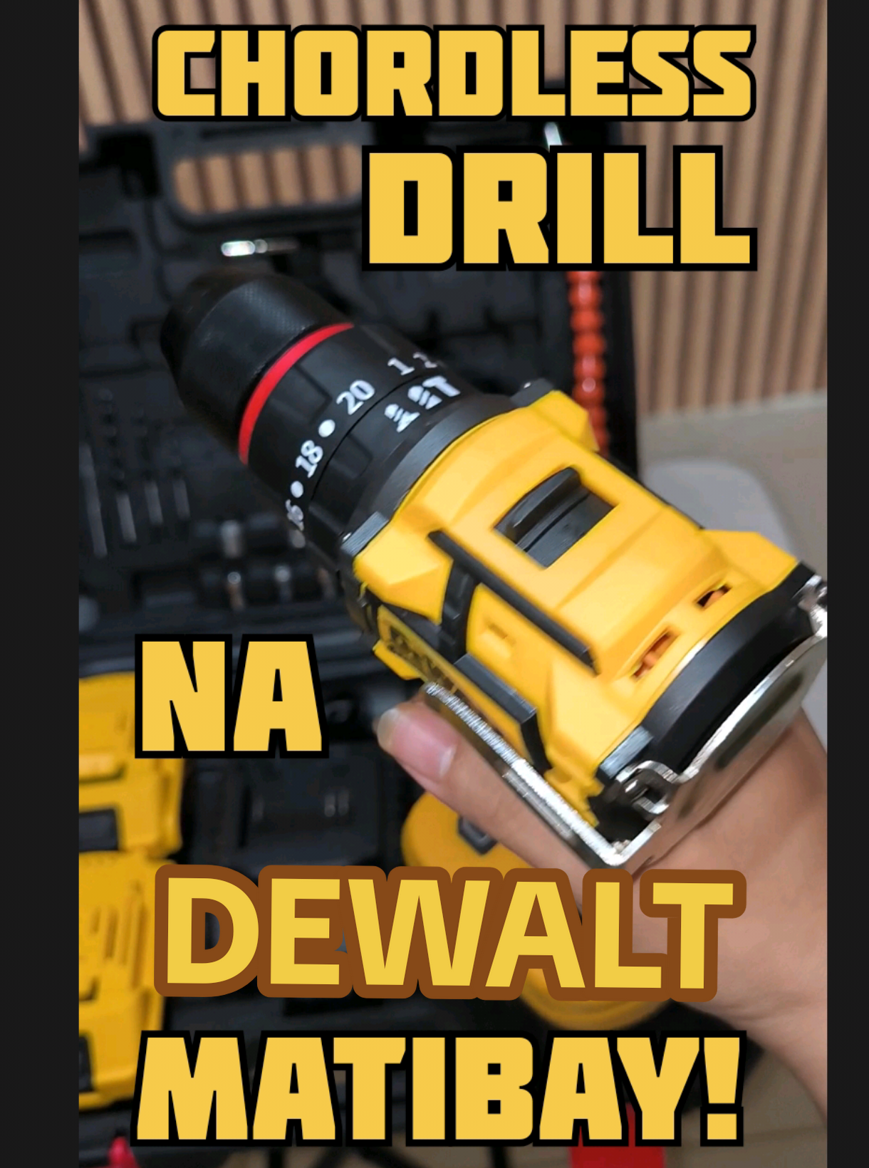 DEWALT CORDLESS DRILL talagang napakasulit #dewalttools #dewalt #cordlessdrill #diyproject 