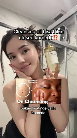 Inget pakenya cuma pas full make up aja, kalo cuma pake SS mah cuci muka aja cukup‼️ #cleansingoil #doublecleansing #pembersihmakeup #sebaceousfilament #closedkomedo 