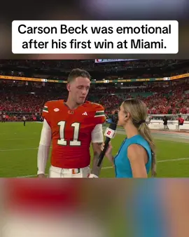 Carson Beck got it done for his new squad against Notre Dame 🔥 #miami #football #CollegeFootball #cfb 