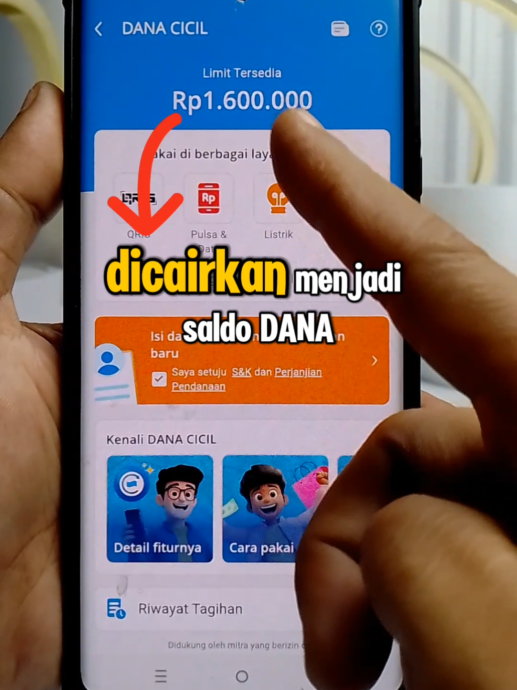Pinjaman Uang Online di Aplikasi Dana #saldodana #pinjamanonline #dana 