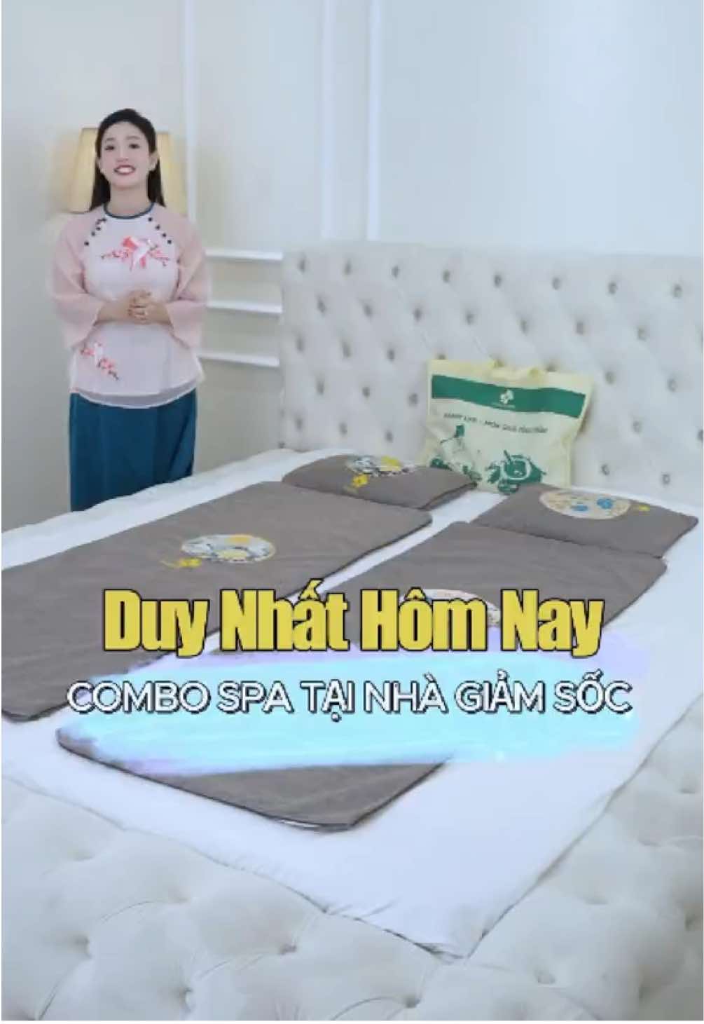 Ra mắt phiên bản đặc biệt Thảm ngải cứu Hoàng Gia Spa Cao Cấp- Trải nghiệm Spa cao cấp ngay tại nhà cùng Happy Life Việt Nam #happylife #monquatinhthan #thamngaicuu #hoangthinhan 