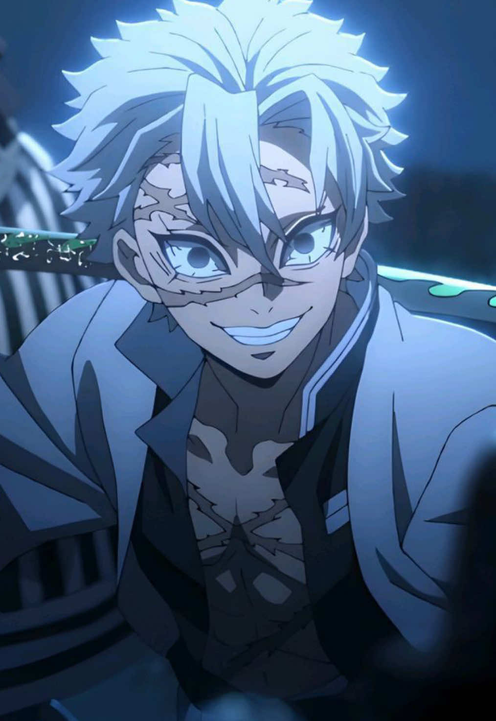 Tokito is insane for taking on Sanemi and Iguro 2 to 1 #anime #demonslayer #tokito #sanemi #iguroobanai 