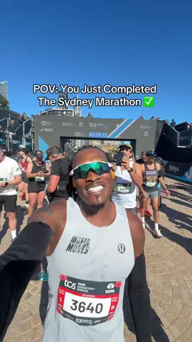 Another star secured ✅ ⭐️⭐️⭐️⭐️⭐️⭐️ Boston, I need you! 🥹@TCS Sydney Marathon #sydneymarathon #marathon #runna #lululemon 