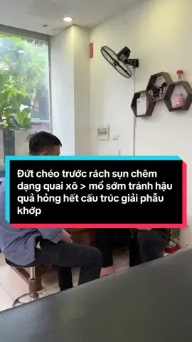 Không tự lành: rách quai xô hầu như không thể tự liền lại như các dạng rách nhỏ. Phẫu thuật nội soi khớp gối là tiêu chuẩn: Khâu bảo tồn sụn chêm nếu mảnh rách còn tốt, vùng giàu máu nuôi.   Cắt lọc phần rách (partial meniscectomy) nếu mảnh rách dập nát, không thể khâu. Sau mổ cần phục hồi chức năng để lấy lại tầm vận động và sức mạnh cơ.#trungtamphuchoichucnangvietphap #bacsidai #ChấnThươngThểThao #LegLengthening #banchanbet 