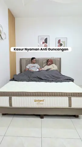 Kasur @unilandspringbedofficial  bikin tidur lebih nyaman, anti bunyi, anti guncangan. 😍 Kasurnya empuk,desinnya elegan, & terbuat dari busa berkualitas tinggi. ❤️#UnilandSpringbed #TheRealSleepingComfort  #SpringbedUniland  #SpringbedIdaman #Kasur
