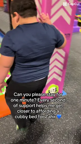 Every like, share, and second you stay helps me get closer to getting Zahir a safe cubby bed. 💙 As a mom of a child with autism, this would mean the world for his comfort and safety. Thank you for supporting us on this journey. 💙 #autism #autismawareness  #fyp #momlife #pleasegoviral 