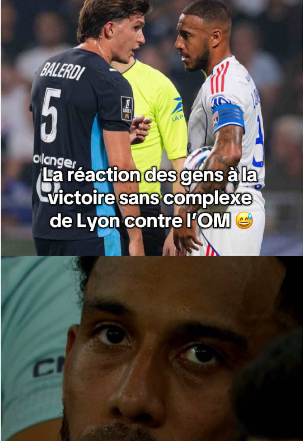 L’OM n’y arrive toujours pas 😅#reaction #ol #om #mdr #ligue1 