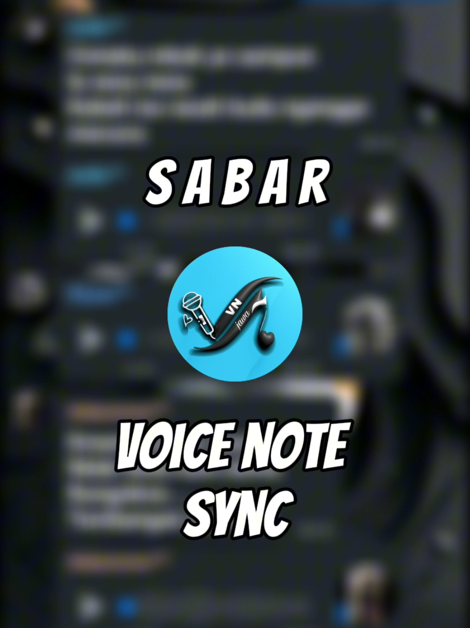 Sabar - Sadewok voice note cover  #vncover #voicenotesync #nyanyiwhatsapp #sabar #coverlagujawa 