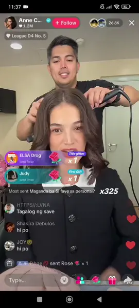 Tiktok Live of Ms. @annecurtissmith before It's Showtime 🖤 #fyp #tiktoklive #annecurtis #showtime #tiktokviral 