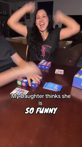 We have the best time play Uzzle! Kids, teens and adults love this game! That kid got me good! 😅 #uzzle #familygamenight #GameNight #familytime #teengirlmom 