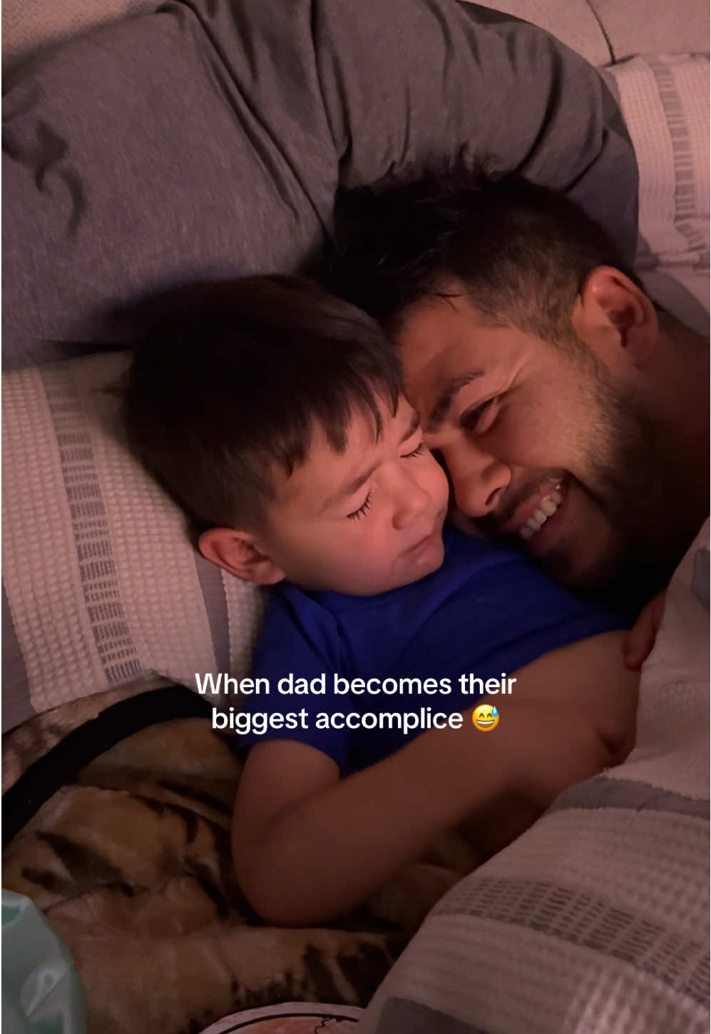Bedtime sabotage is REAL 🫠  #momlife #dadsoftiktok #MomsofTikTok #funny #babyboy 