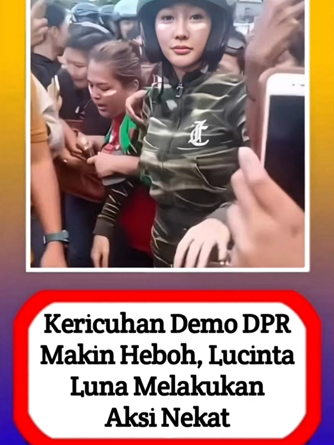 Kericuhan demo DPR makin heboh saat Lucinta Luna melakukan aksi nekat #alasyinews #beritaviral #beritatiktok #berita