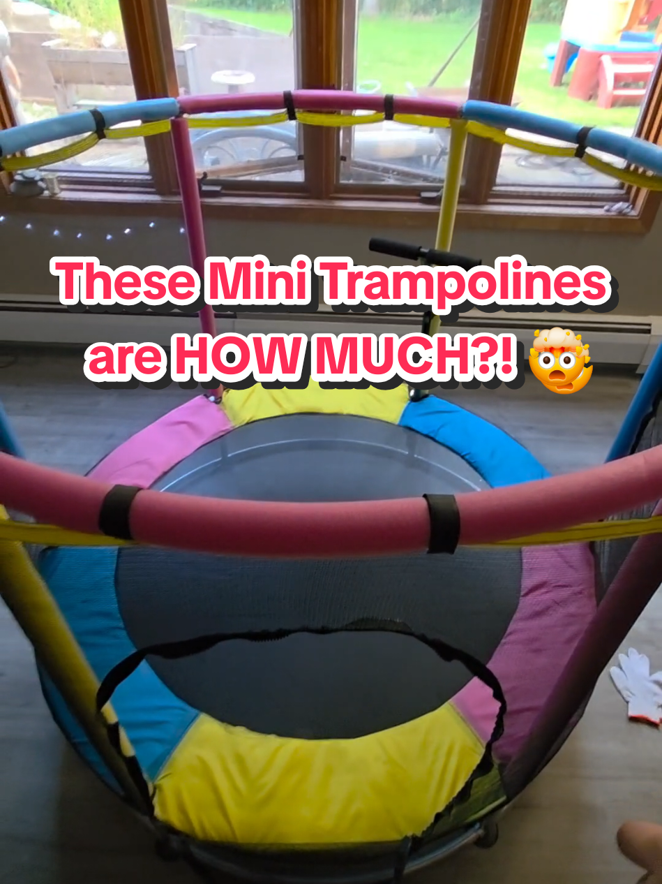 Say hello to my Toddlers new favorite daily activity! Indoor/outdoor kids trampoline! #kidstrampoline #minitrampoline #toddleractivities #toddlergiftideas #kidsgiftideas 