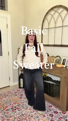 Every fall capsule wardrobe needs a light neutral sweater 😍 #sweater #sweateroutfits #fallfashion #falloutfits #tiktokshopcreatorpicks 