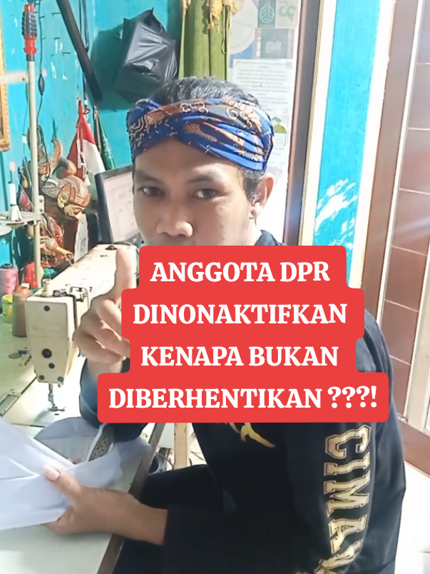 Anggota DPR dinonaktifkan kenapa Bukan diberhentikan #anggotadpr #dpr #fyp #viral 