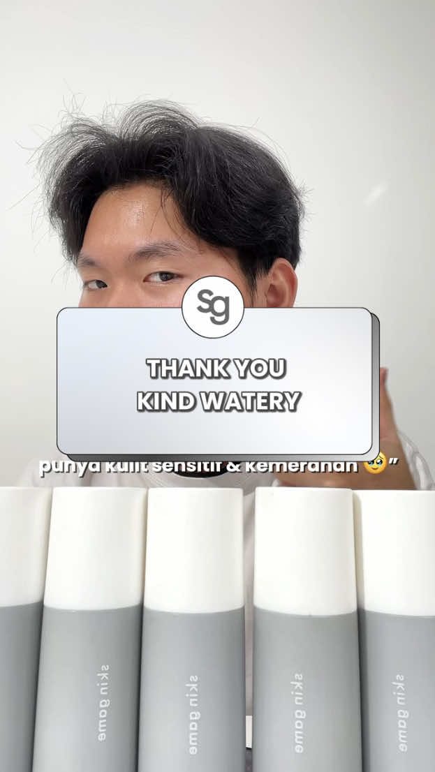 terimakasih karena ketemu Kind Watery Moisturizer, akhirnya kulit sensitif dan kemerahan aku bisa mereda🥺🤍 #skingame #kindwaterymoisturizer #moisturizer #pelembab #sensitiveskin 