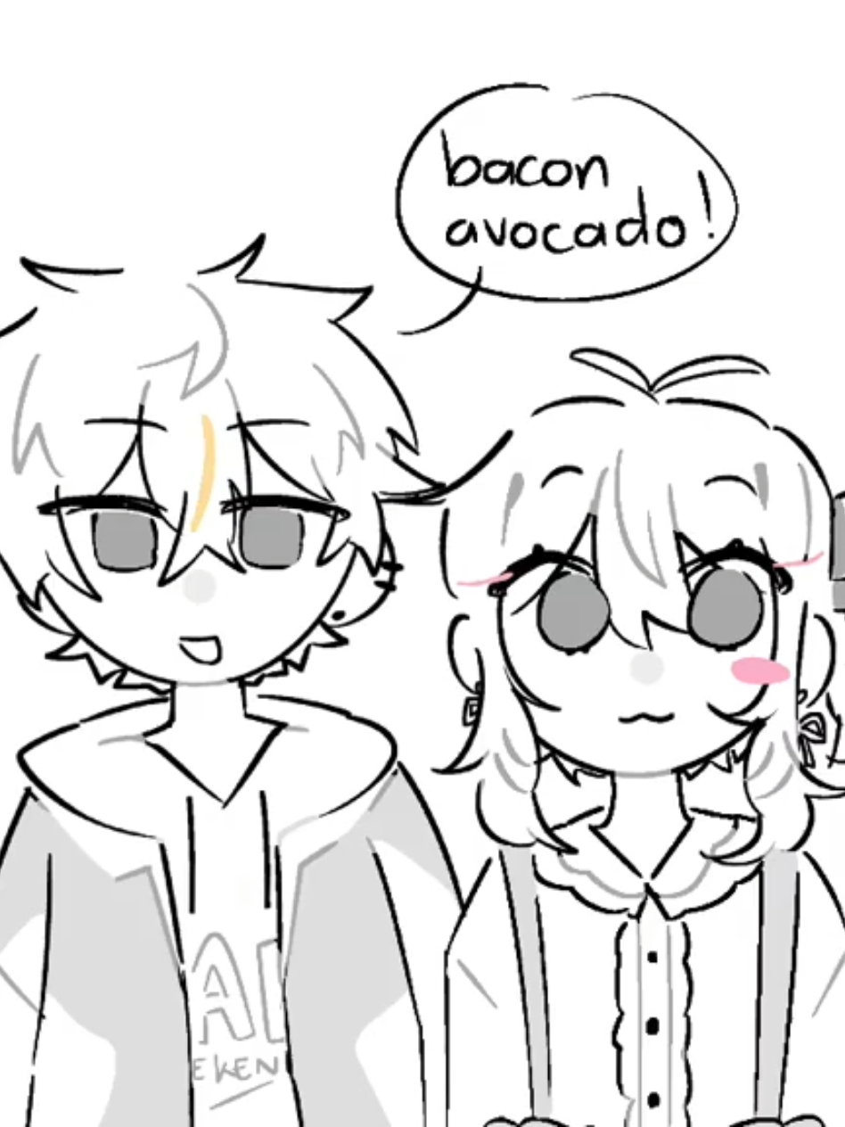 bacon avocado....... not my usual content but ive been having fun with prsk recently soo ya (⁠◍⁠•⁠ᴗ⁠•⁠◍⁠) posted this on twt first kyaa #mizukiakiyama #akitoshinonome #mizuena #prsk #pjsk 