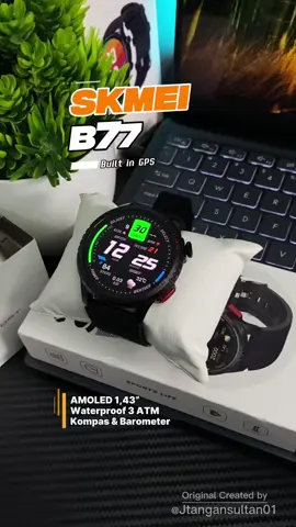 Smartwatch terbaru dari SKMEI seri B77, tampilan keren sporty tapi harganya terjangkau buruan cek promo di keranjang kuning #WIBGAJIAN #promoguncang99 #smartwatch #smartwatchantiair #skmei 