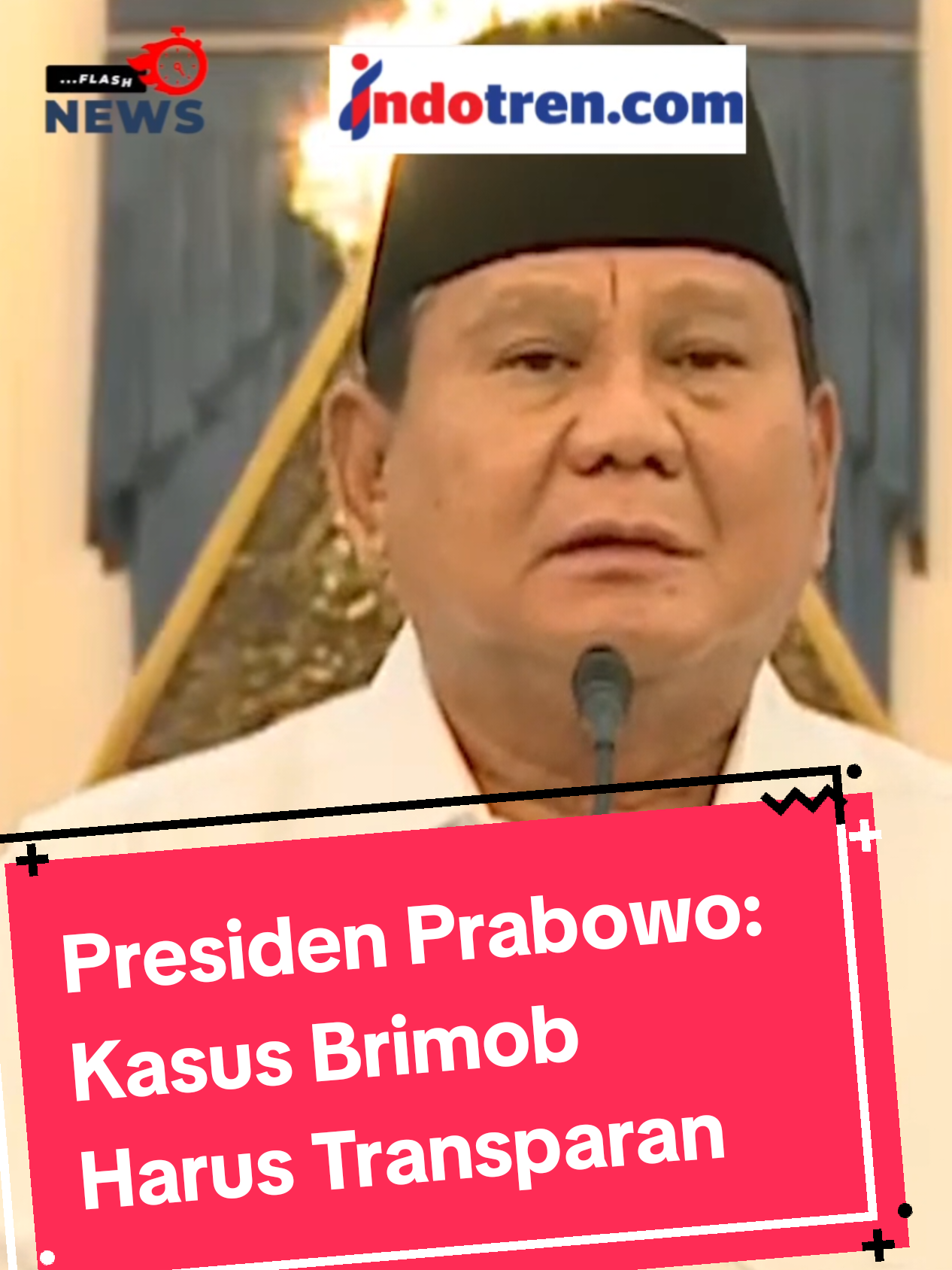 Presiden Prabowo Pastikan Pemeriksaan Kasus Brimob Dilakukan dengan Cepat dan Transparan Presiden Prabowo Subianto menegaskan pentingnya transparansi dalam proses pemeriksaan terkait insiden yang melibatkan tujuh anggota Brimob dan pengemudi ojek online, Affan Kurniawan. Dalam pernyataannya di Istana Merdeka, Jakarta, Minggu 31 Agustus 2025, Presiden meminta agar penyelidikan dilakukan secara cepat dan terbuka sehingga masyarakat dapat mengikuti jalannya proses dengan jelas. 