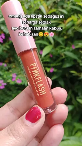 jangan kalian yesel kalau ga beli karena ini murah banget😭 #lipstik  #pinkflash  #lipcream