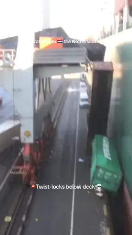 🔥 More in BIO! 🔥 #damage #container #accident #rotterdam #crash