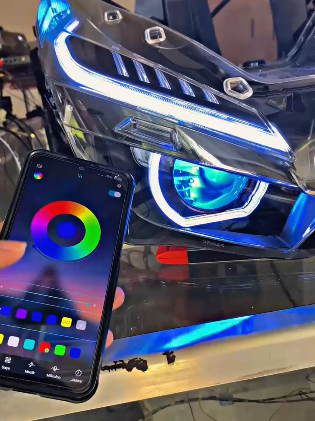 Biled vario led new pake AES Experience V2  #biledmurah #biledvario #vario #variomodifikasi #fyp 