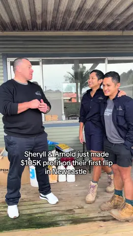 Caught up with Sheryll and Arnold a few months ago at their first flip in Newcastle. It has now sold for $105,000.. Sheryll has even shifted from full-time nursing to part-time so she can focus more on flipping 👏🏽 #flipping #reno #renovation 