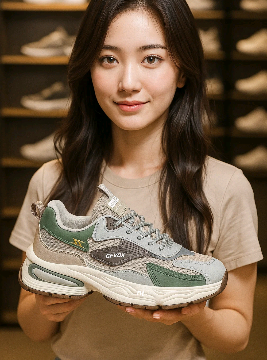 NEW Sepatu Kasual Pria-Bahan Sintetis Kombinasi Kain Berjaring Outsole Anti Licin. #sneakers #sepatukasual #fypシ #rekomendasioutfit #promo 