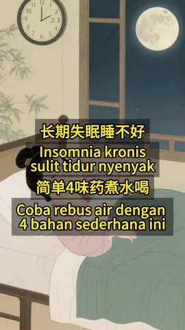 Insomnia kronis, sulit tidur nyenyak?Coba rebus air dengan 4 bahan sederhana ini，Teman-teman yang sering insomnia，Harus lebih waspada #Healthy #HealthyLifestyle #jakarta #insomnia #herbalalami 